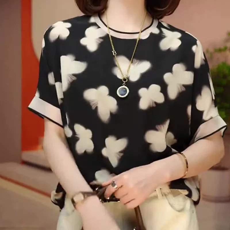 5分袖レディースブラウス