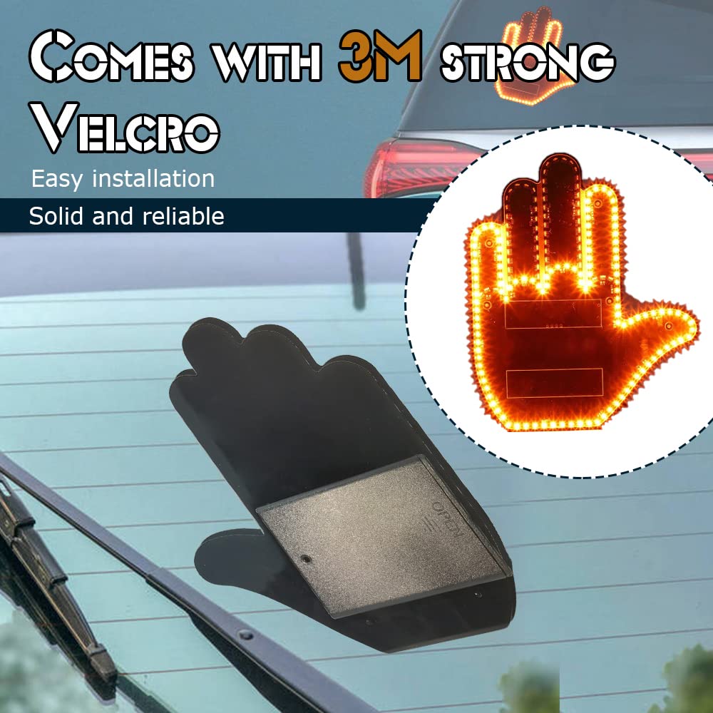 ✨車のフィンガーライト🤚🤘👊