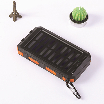 ソーラーチャージャー 20000mAh 懐中電灯&SOS発信&フラッシュモード