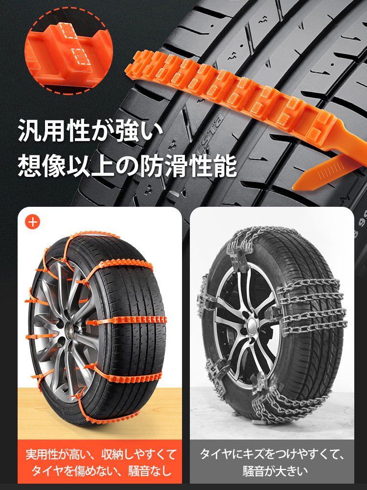 インシュロック式タイヤチェーン