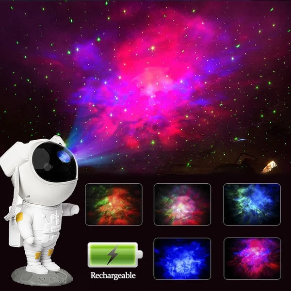 宇宙飛行士星空投影ランプ