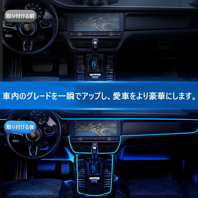 自動車雰囲気冷光ランプLED