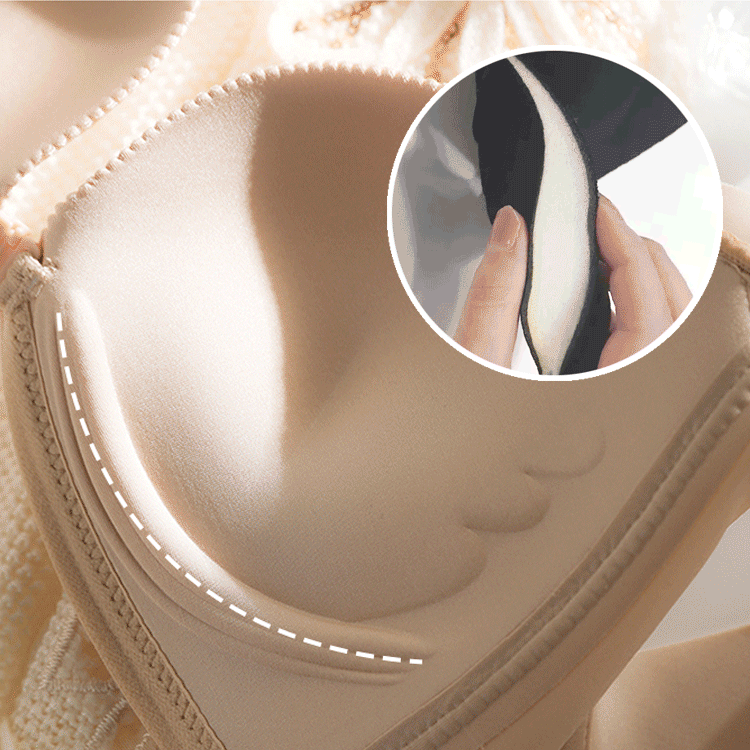 【フロントホック美胸ブラ】背中魅せ バストメイク 通気、締め付け感がない、乳腺症防止 産婦人科医推奨