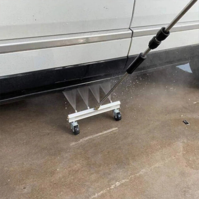 高圧洗浄機 車 地面 道路 クリーナー 洗浄 4つノズル