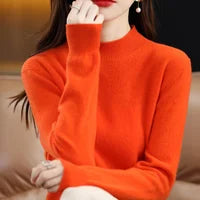 モックネックニット