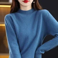 モックネックニット