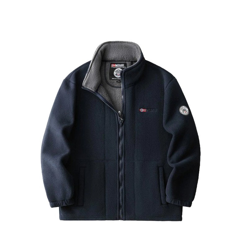 極寒対策保暖フリースジャケット