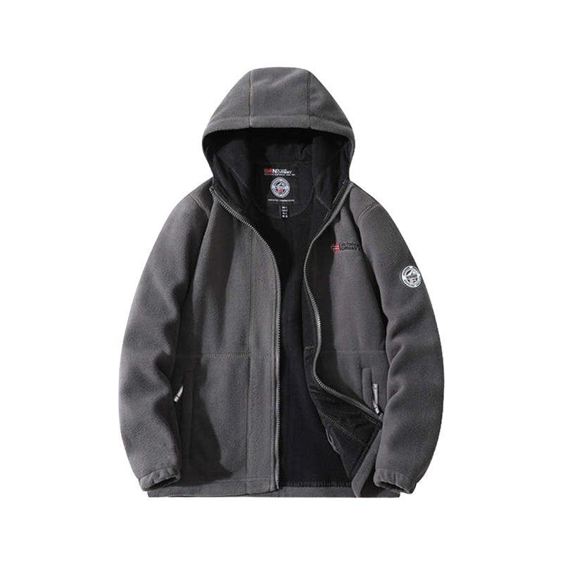 極寒対策保暖フリースジャケット