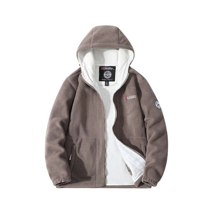 極寒対策保暖フリースジャケット