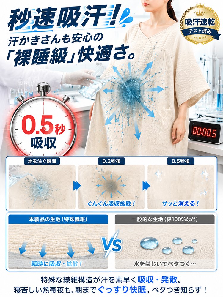 【大きめポケット付き！】レディースゆったりルームワンピース